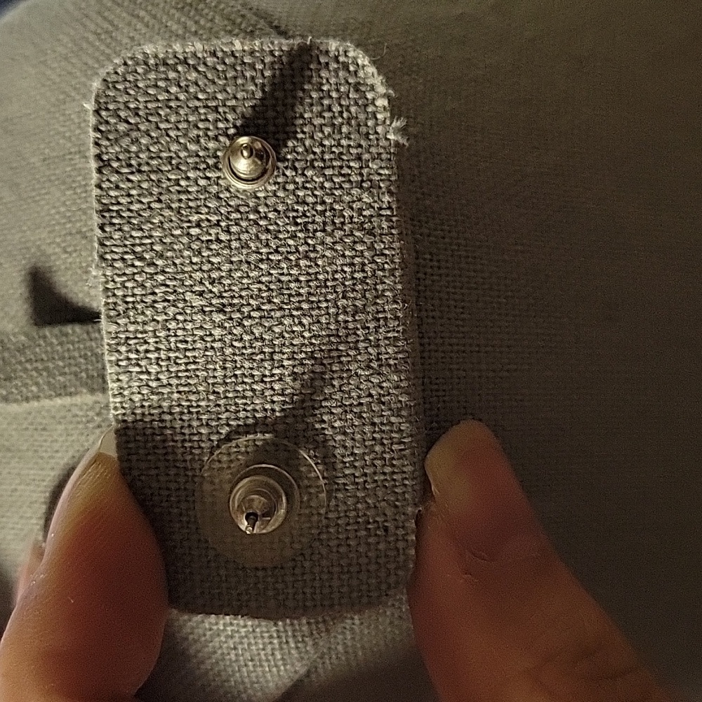 Black Rhinestone Studs - Picture 3 of 3